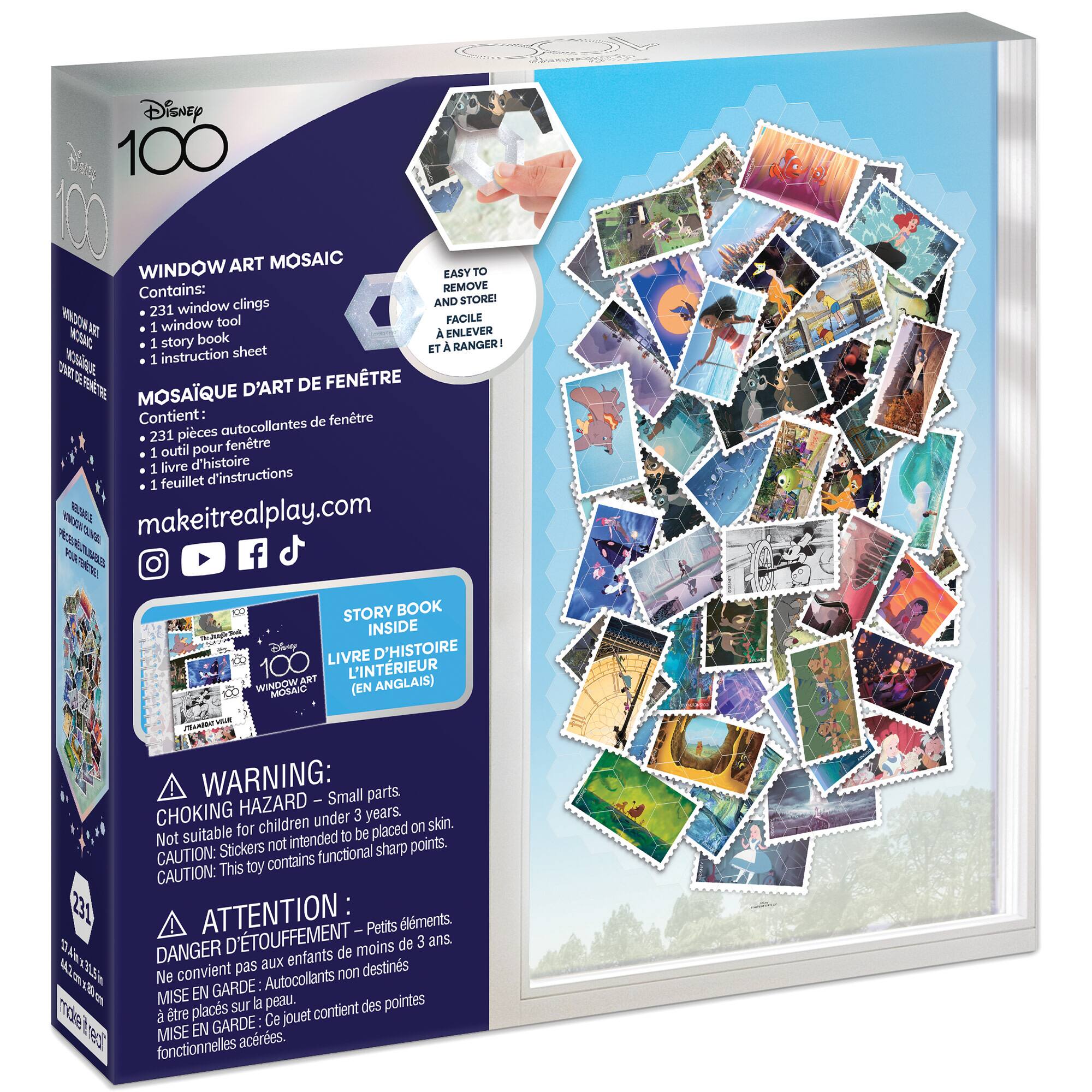 Make It Real™ Disney® 100 Year Anniversary Window Art Mosaic Kit